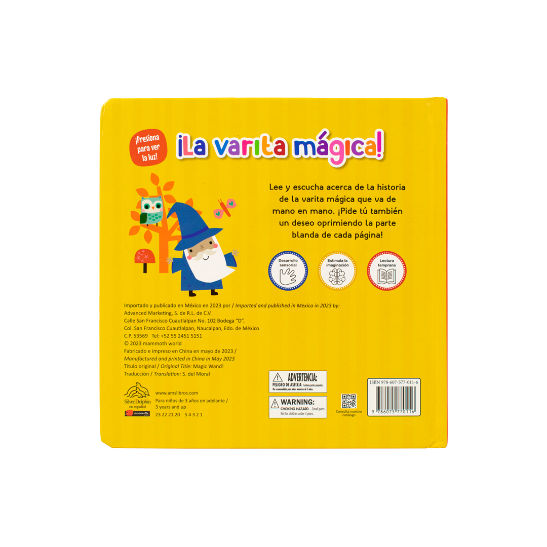 Cuento Infantil Presiona para ver las luz La Varita Magica -9786075770116-3