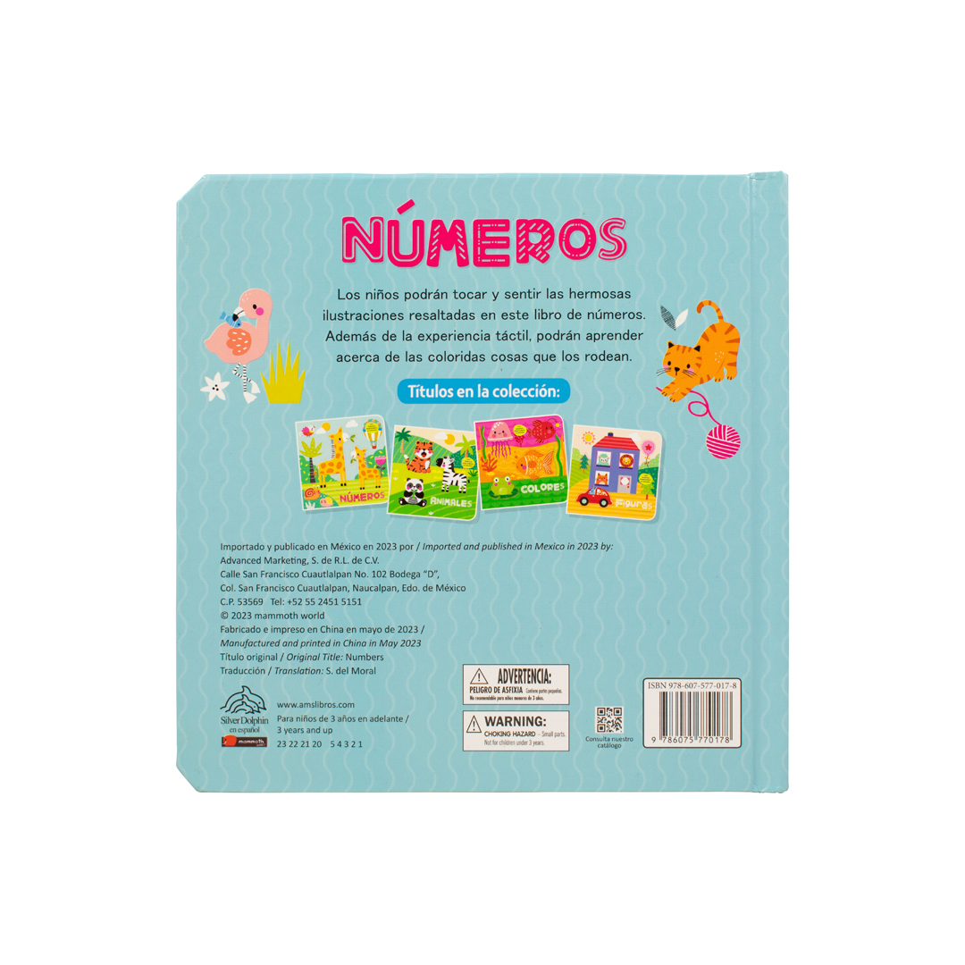 Libro Infantil Con Relieve Números - 9786075770178-3
