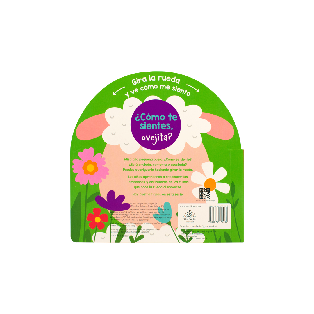 Cuento infantil Gira la rueda y ve como me siento - ¿cómo te sientes ovejita - 9786075770260-3