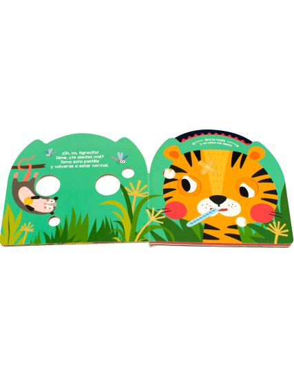 Cuento infantil Gira la rueda y ve como me siento - ¿cómo te sientes tigrecito - 9786075770284-1