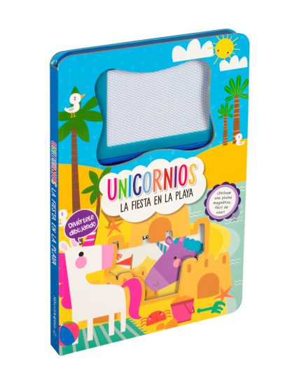 Libro infantil Diviertete dibujando unicornios la fiesta en la playa - 9786075770703