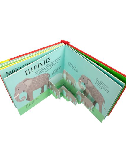Libro infantil Increible en 3D Pop-up Animales salvajes - 9786075770024-1