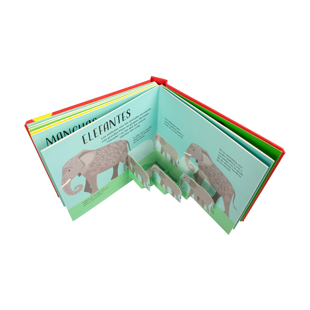 Libro infantil Increible en 3D Pop-up Animales salvajes - 9786075770024-1