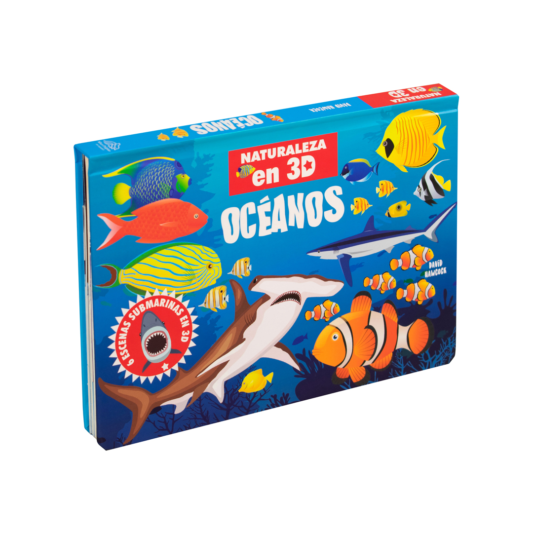 Libro infantil Naturaleza en 3D Pop-up Oceanos - 9786075329963