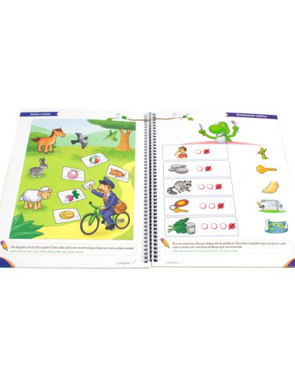 Libro infantil con actividades Jugando con los sonidos N 1- Caligrafix - 9786075965604-1