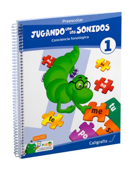 Libro infantil con actividades Jugando con los sonidos N 1- Caligrafix - 9786075965604