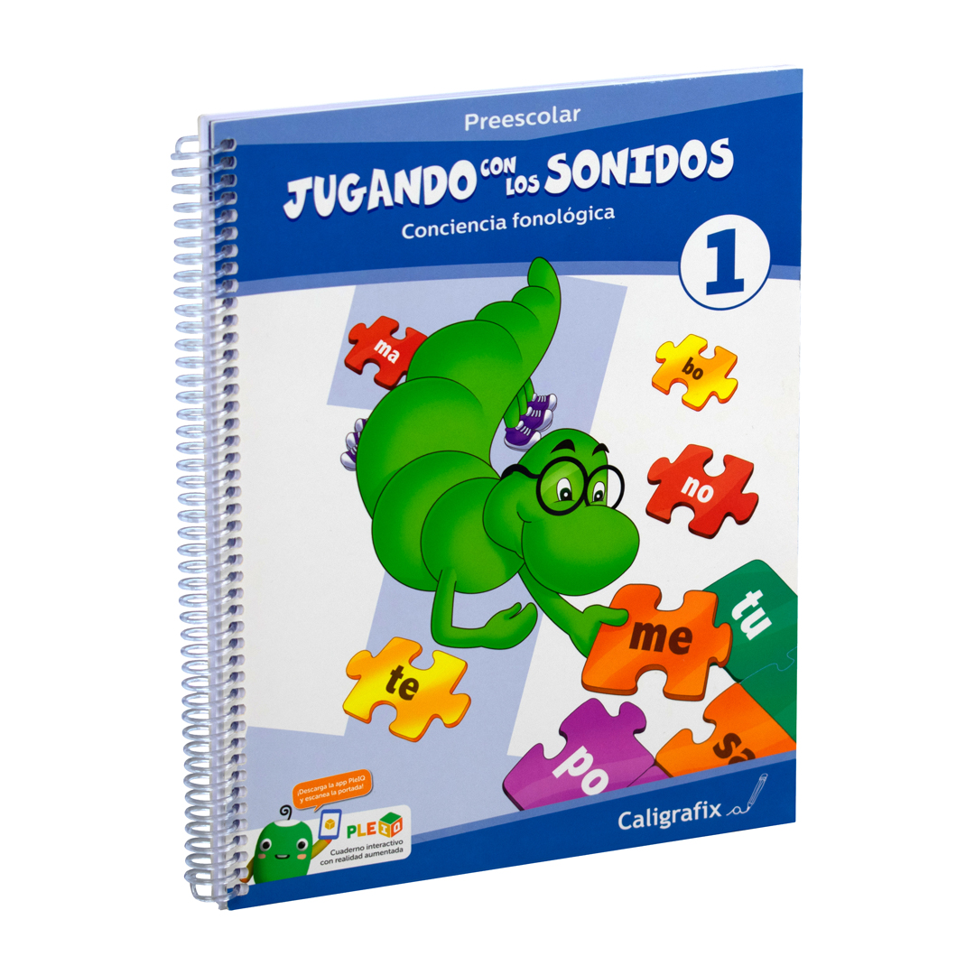 Libro infantil con actividades Jugando con los sonidos N 1- Caligrafix - 9786075965604
