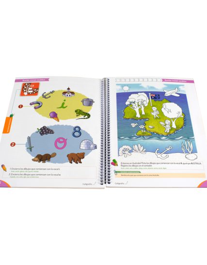 Libro infantil con actividades Jugando con los sonidos N 2- Caligrafix - 9786075964195-1