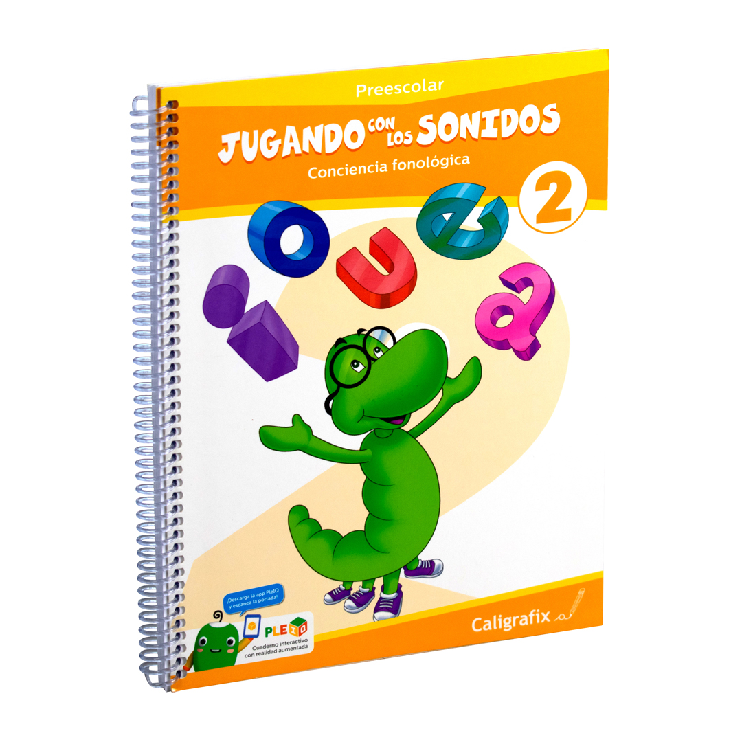 Libro infantil con actividades Jugando con los sonidos N 2- Caligrafix - 9786075964195