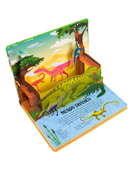 Libro infantilNaturaleza en 3D Pop-up Dinosaurios - 9786075329925-1