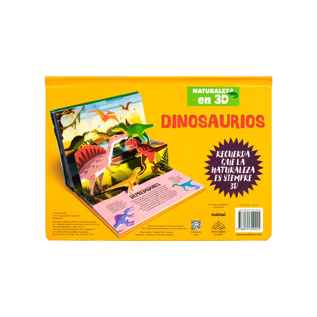 Libro infantilNaturaleza en 3D Pop-up Dinosaurios - 9786075329925-3