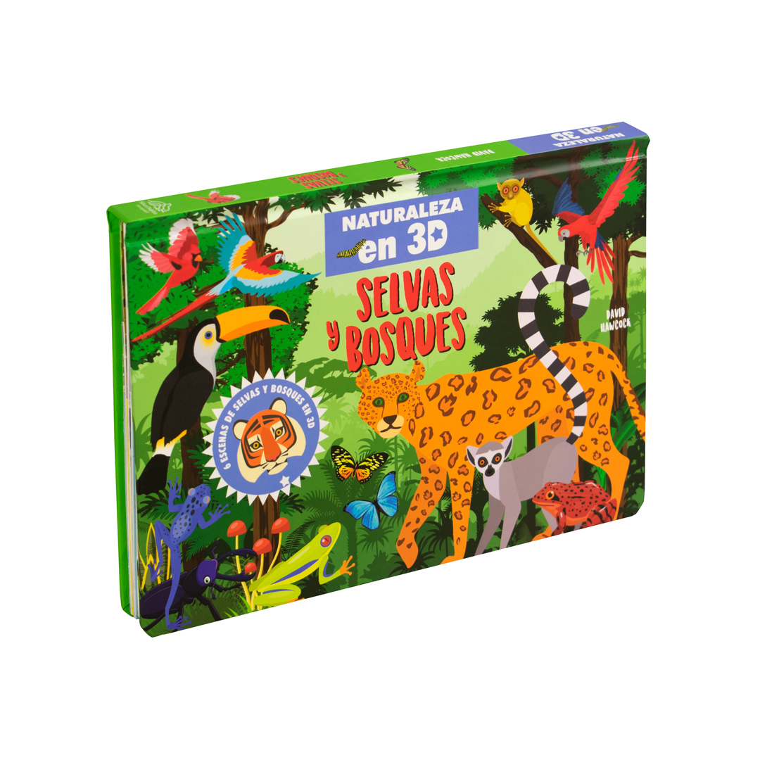 Libro infantilNaturaleza en 3D Pop-up Selvas y bosques - 9786075329949