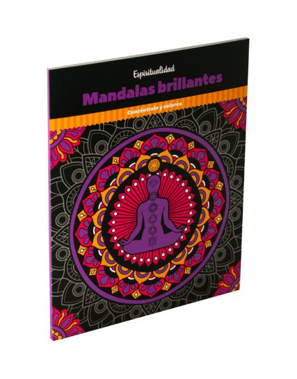 Libro para colorear Mandalas brillantes Espiritualidad - 0685071156131