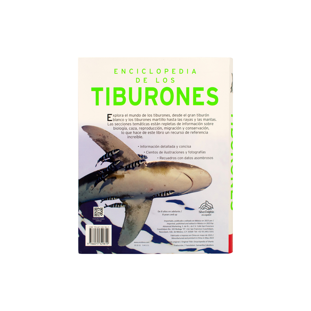 Enciclopedia infantil 384 Paginas enciclopedia de los tiburones - 9786075329819-3