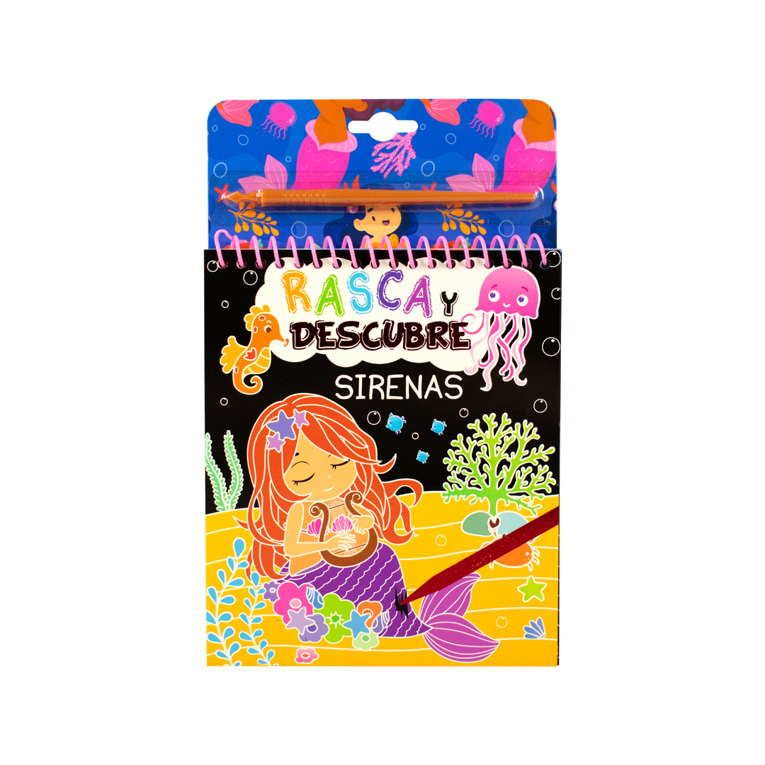Libro Infantil Rasca y descubre Sirenas - 0685071020340-2