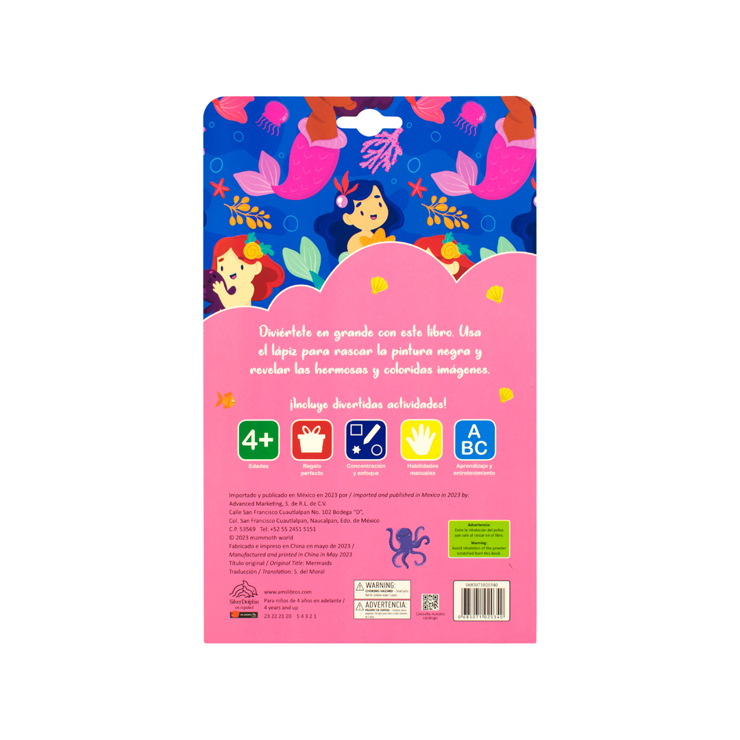 Libro Infantil Rasca y descubre Sirenas - 0685071020340-3