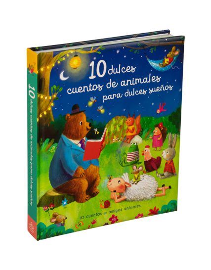 Libro infantil 10 dulces cuentos de animales para dulces sueños - 9786075329789