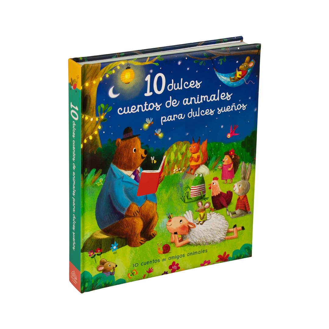 Libro infantil 10 dulces cuentos de animales para dulces sueños - 9786075329789