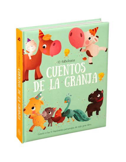 Libro infantil 10 fabulosos cuentos de la granja - 9786075322766
