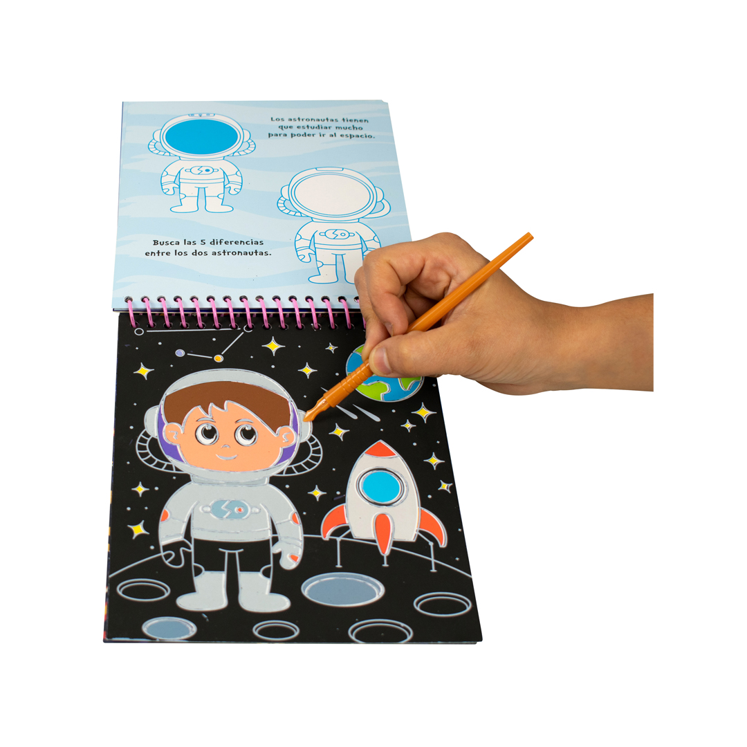 Libro infantil Rasca y descubre Espacio - 0685071211236-1