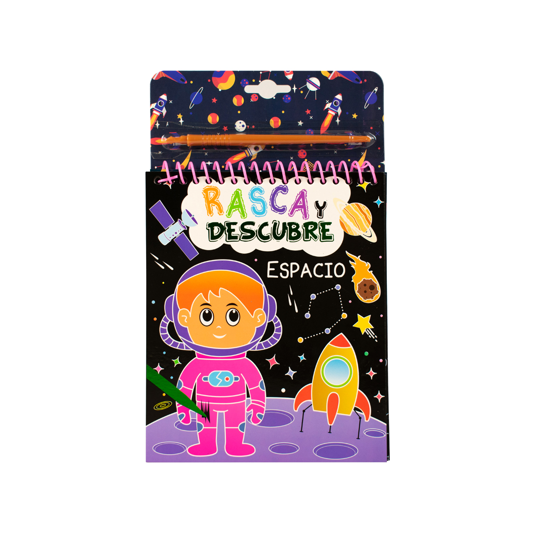 Libro infantil Rasca y descubre Espacio - 0685071211236-2