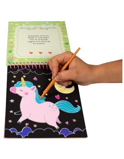 Libro infantil Rasca y descubre Unicornios - 0685071586099-1