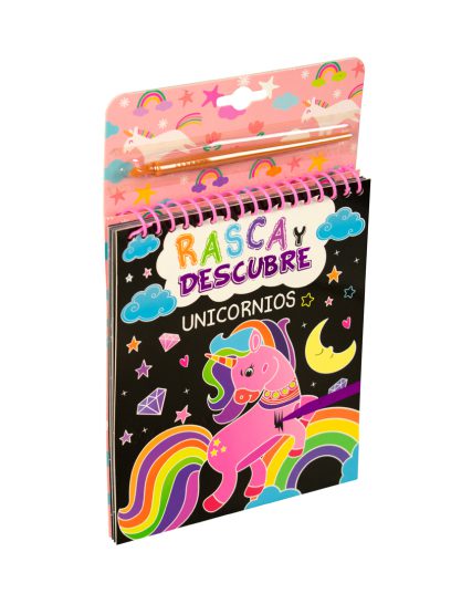 Libro infantil Rasca y descubre Unicornios - 0685071586099