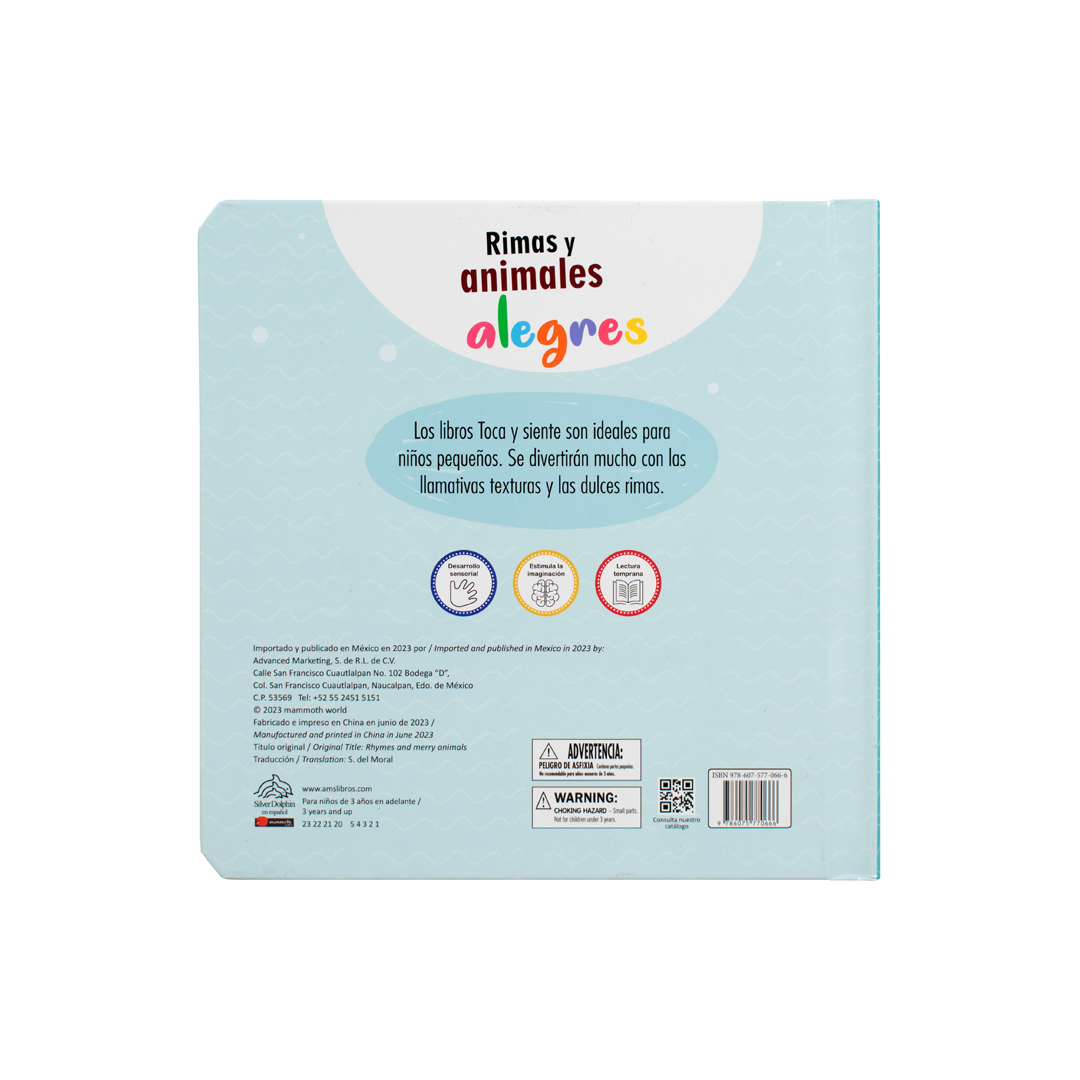 Libro infantil Rimas y animales alegres - 9786075770666-3