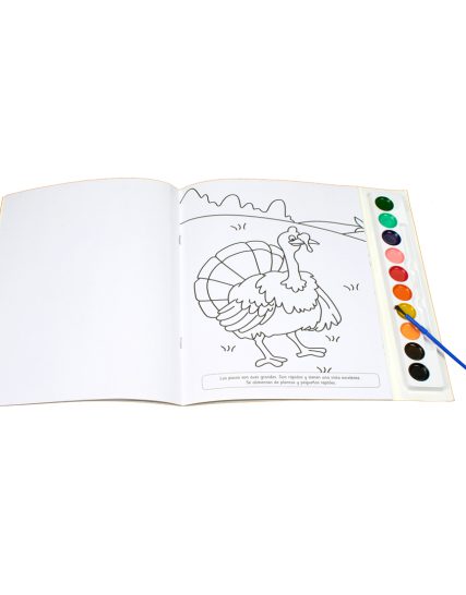 Libro infantil para colorear Animales de la granja - 0685071502082-1