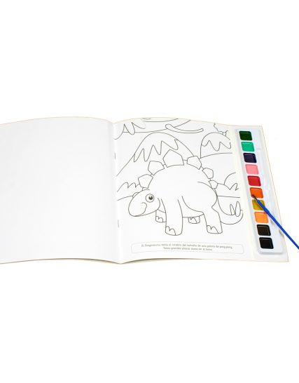 Libro infantil para colorear Dinosaurios 1 - 0685071580509-1
