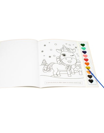 Libro infantil para colorear Unicornios - 0685071565261-1