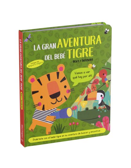 Cuento infantil corto con lámpara mágica La gran aventura del bebé tigre - 9786075770932