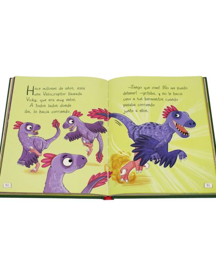 Libro de cuentos para compartir historias de dinosaurios - 9786075770529-1