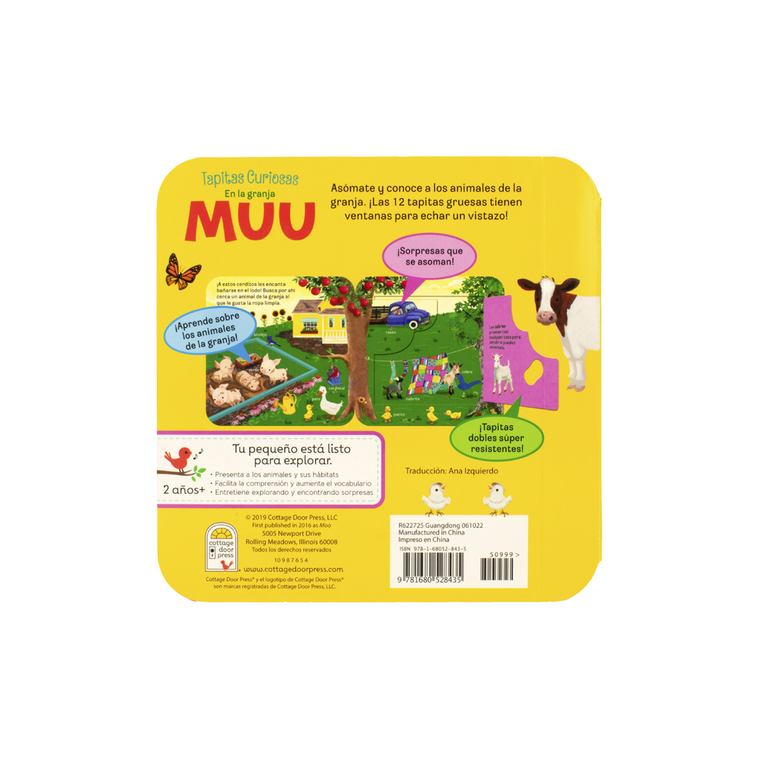 Libro infantil Tapitas curiosas La Granja - 9781680528435-3