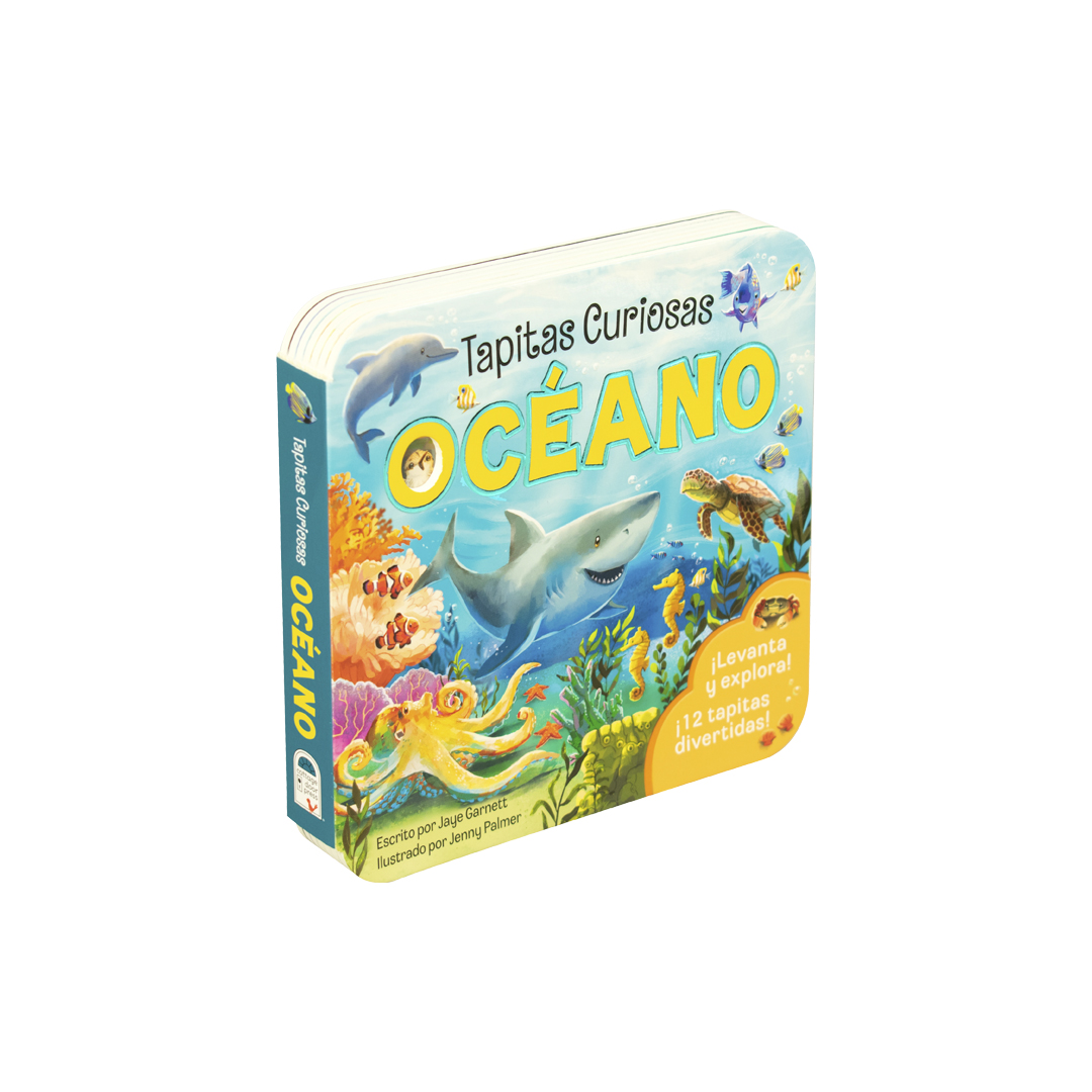 Libro infantil Tapitas curiosas Océano - 9798890190499