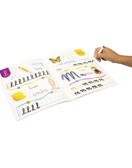 Libro infantil con actividades Magigrafias Las minúsculas - 9789506033125-1