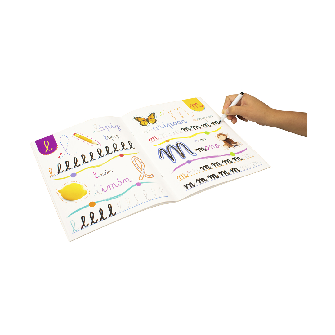 Libro infantil con actividades Magigrafias Las minúsculas - 9789506033125-1