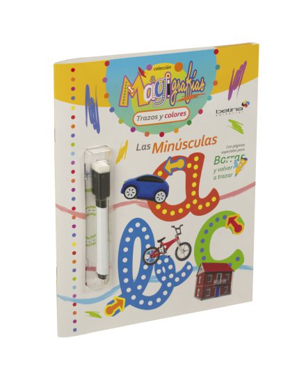 Libro infantil con actividades Magigrafias Las minúsculas - 9789506033125