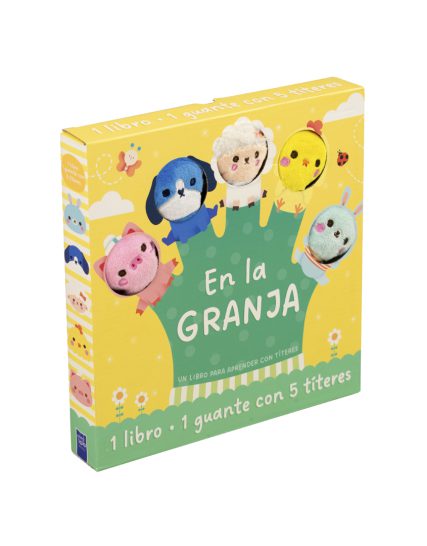 Libro infantil con guante con titeres 1 Libro 1 guante En la granja - 9789464761221