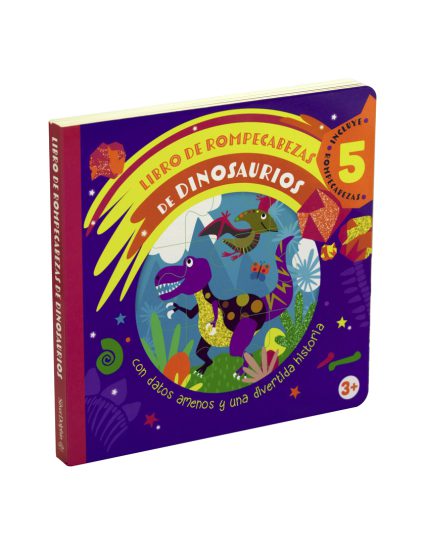 Libro infantil de rompecabezas Dinosaurios - 0685071915059