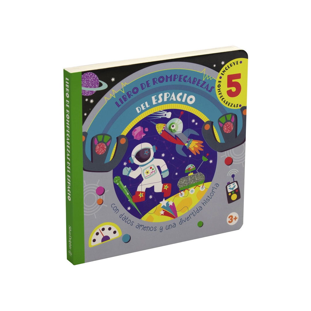 Libro infantil de rompecabezas El espacio - 0685071082959