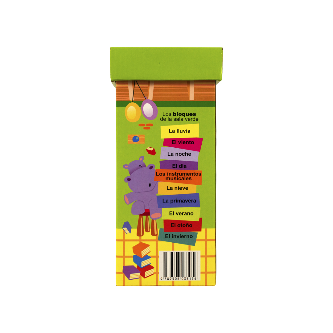 Libro para bebé Los bloques del hipopotamo verde - 9789506033156-3
