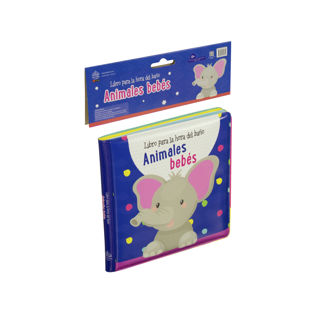 Libro para bebés la hora del baño Animales Bebés - 9786075770871