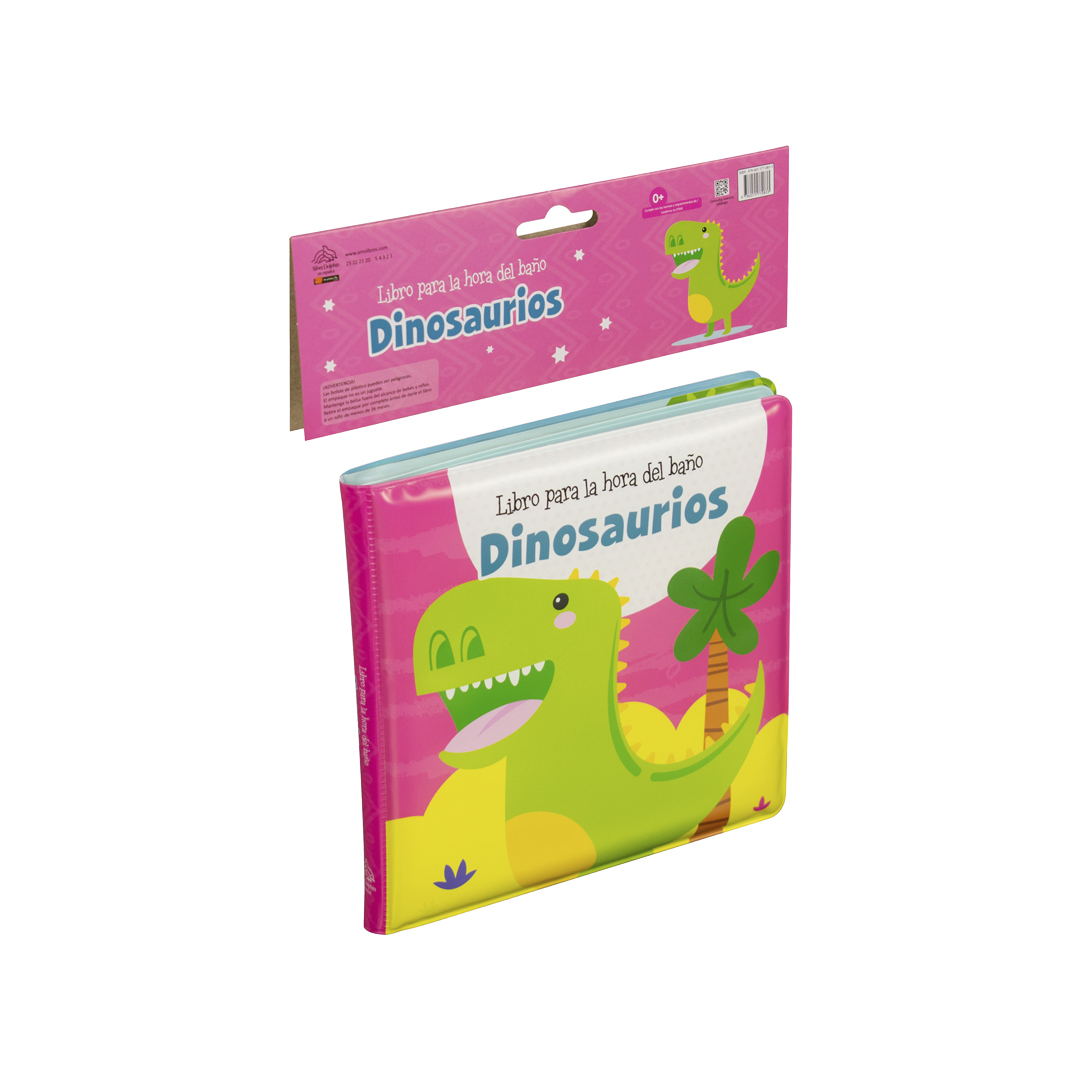 Libro para bebés la hora del baño Dinosaurios - 9786075770833 (2)