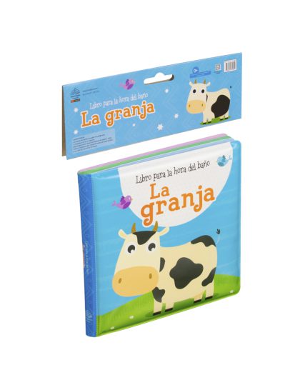 Libro para bebés la hora del baño La granja - 9786075770895