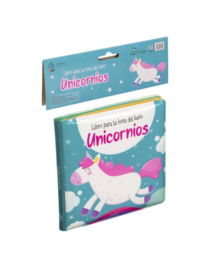 Libro para bebés la hora del baño Unicornios - 9786075770857