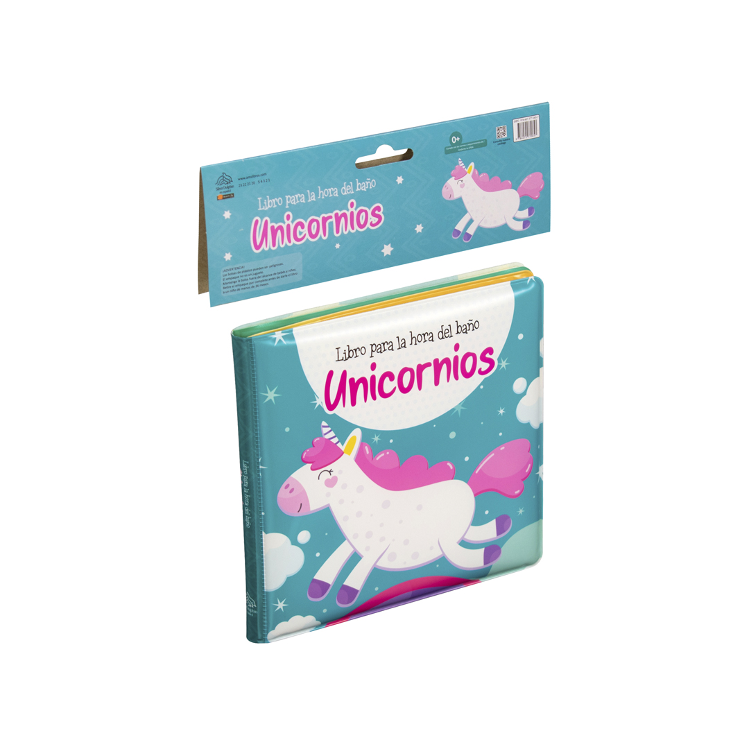 Libro para bebés la hora del baño Unicornios - 9786075770857