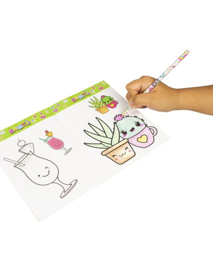 Libro para colorear Diviertete pintando kawaii cute - 9788419643049-4