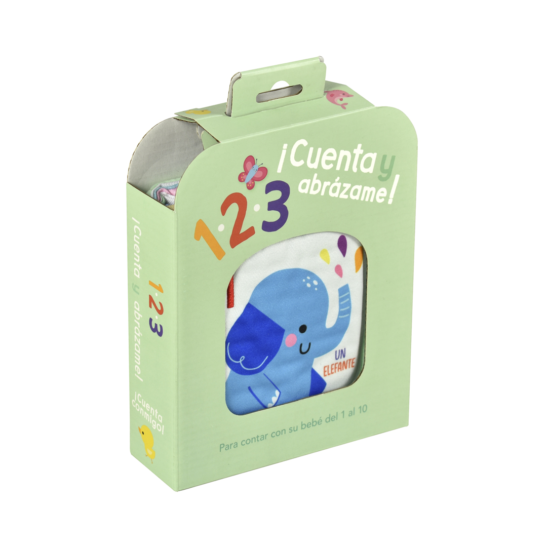 Libro para contar ¡Cuenta y abrazame! Un elefante - 9789464549485