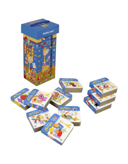 Libros para bebé Los bloques de la jirafa azul - 9789506032708-1